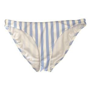 Gibson Latimer NWT Full Coverage High Rise Blue White Stripe Bikini Bottom XL